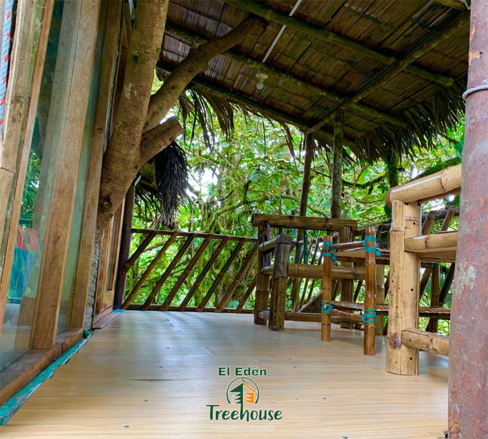 Villa Eden Treehouse Mindo Exterior foto
